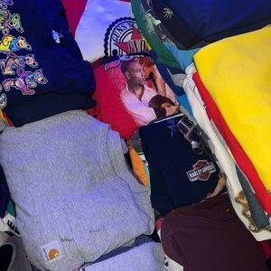 Vintage T Shirt - 25 shirt lot! Nike, Carhartt, Bands, single stitched, USA
